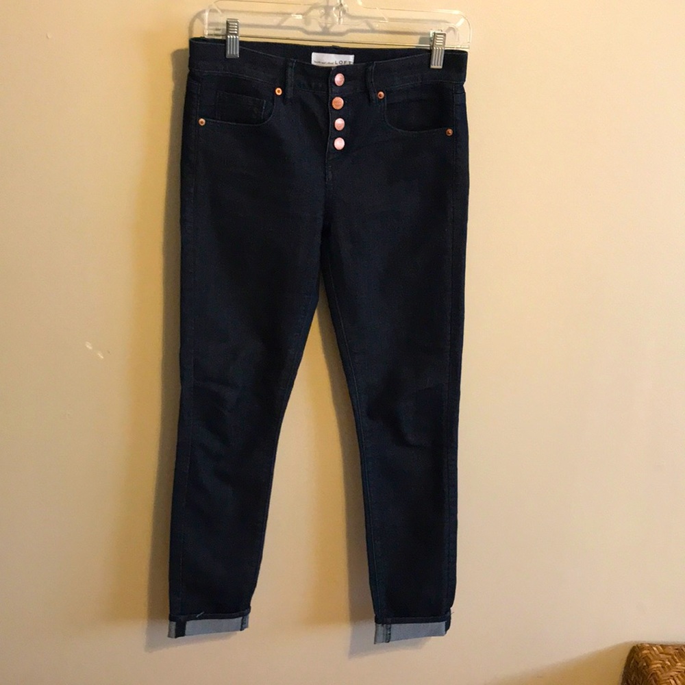 Loft Button Fly Jeans